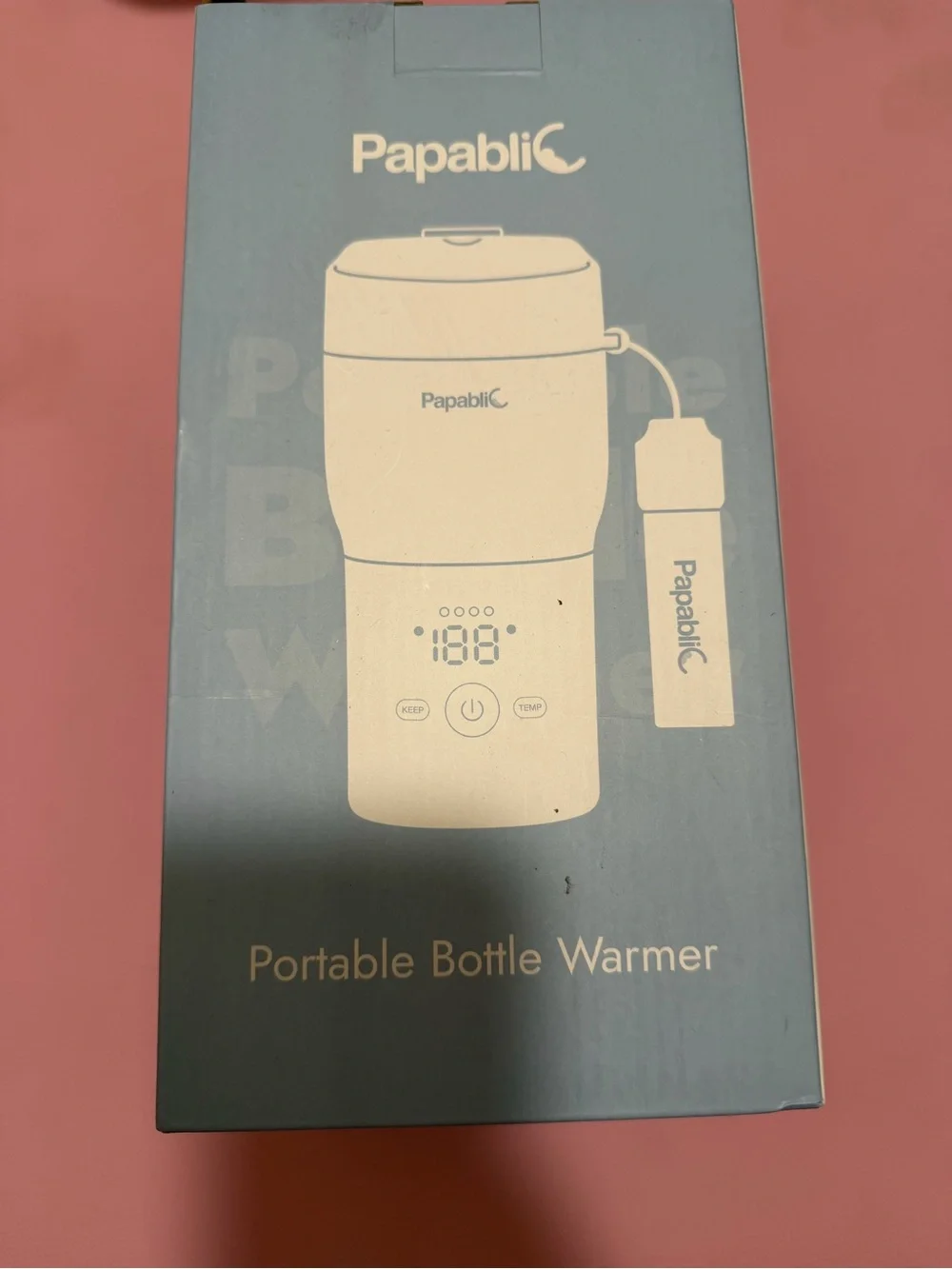 Portable bottle warmer